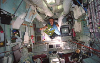 Cosmonaut Gennadi Manakov & Cosmic Dancer on Mir