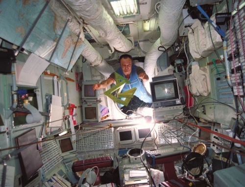 The Cosmic Dancer Sculpture on the Mir Space Station