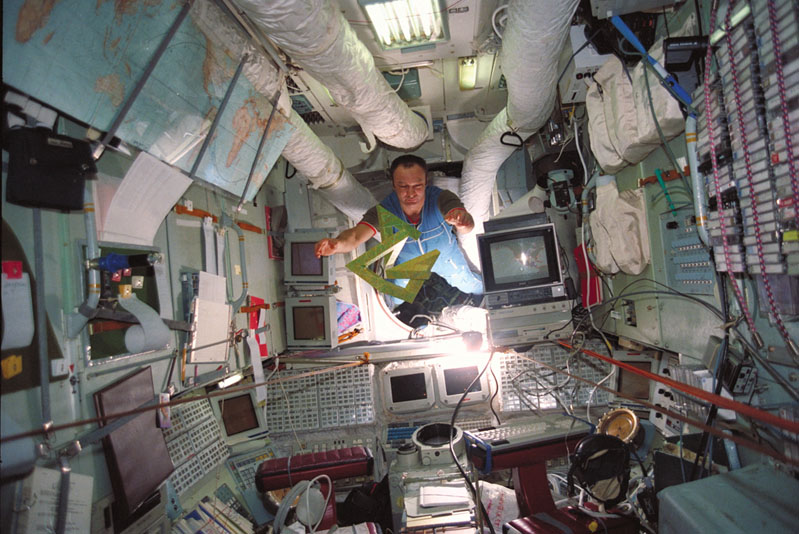 Cosmonaut Gennadi Manakov & Cosmic Dancer on Mir