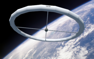 GEO Station in Orbit